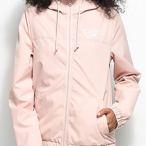 pink vans windbreaker